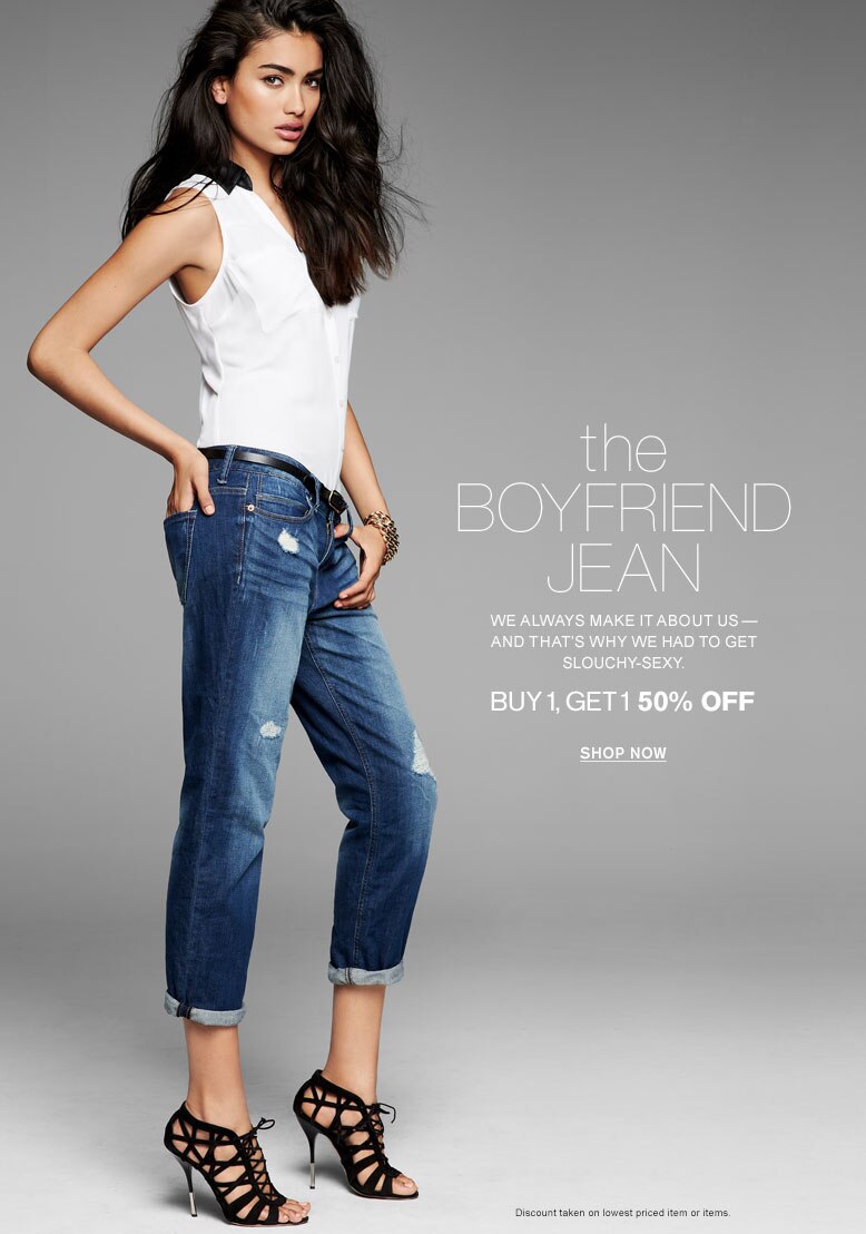 The Boyfriend Jean | We Always Make It About Us -- And That's Why We Had To Get Slouchy-Sexy.
