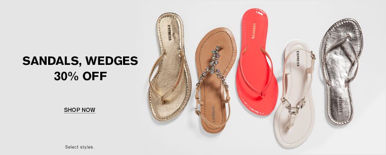 Sandals & Wedges 30% Off