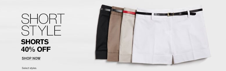 Short Style | All Shorts 40% Off
