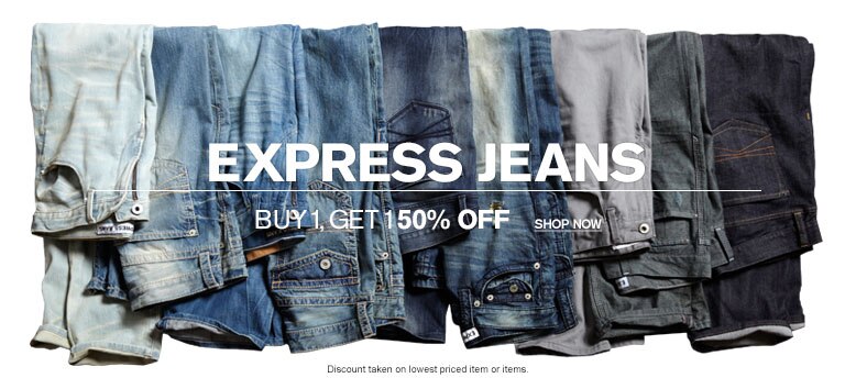 Express Jeans | Buy 1, Get 1 50% Off | Shop Now
