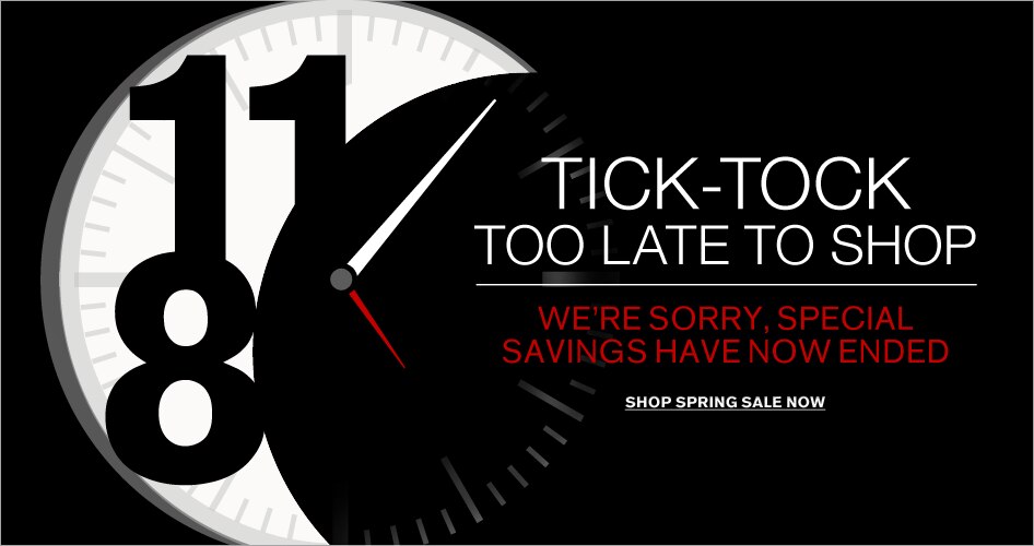 Too Late to Shop