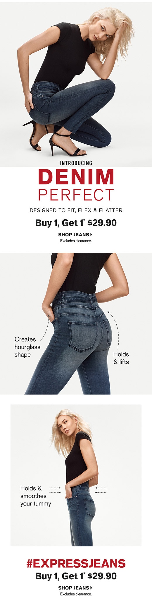 Shop BOGO $29.90 Jeans