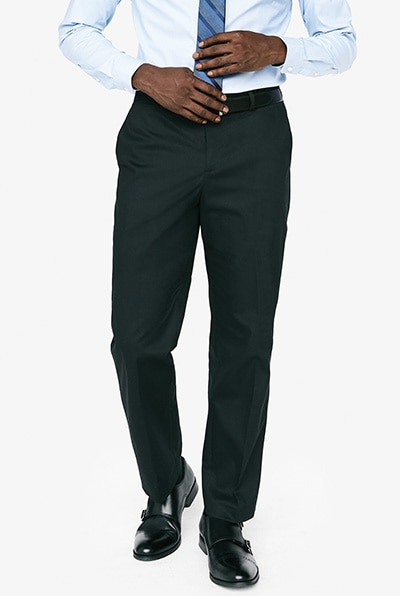 tight black dress pants mens