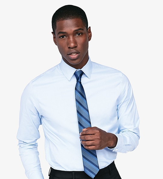 Men's Dress Shirts - Solid & Patterned Dress Shirts- Express