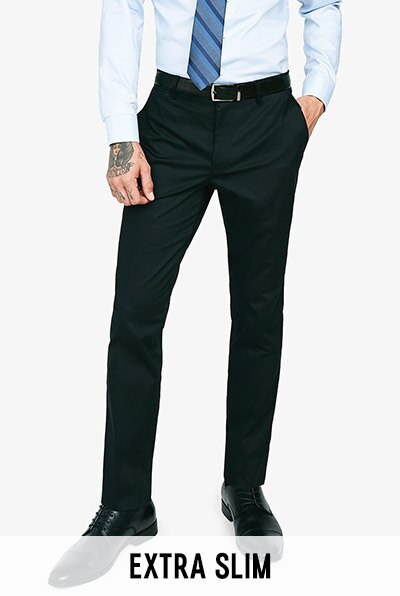 Drizzte Brand Mens Dress Pants Slim Fit Slacks Casual