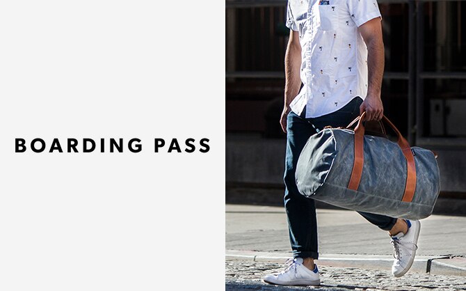 Voyager waxed weekender by boarding pass hotsell