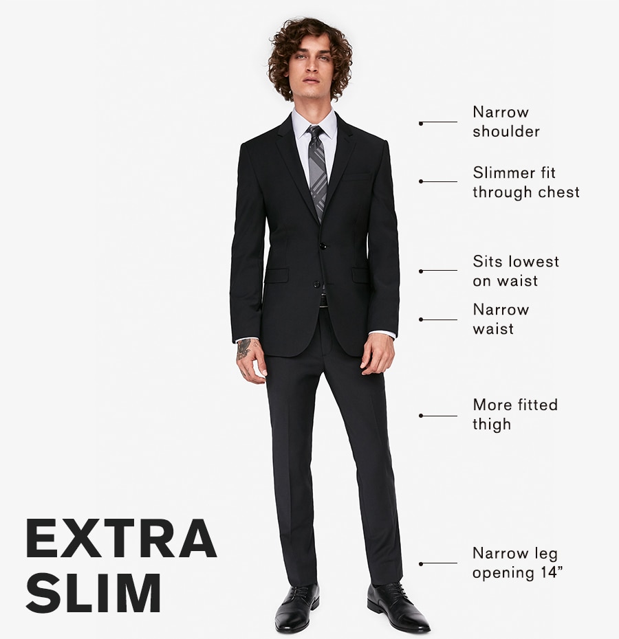 mens super skinny suit