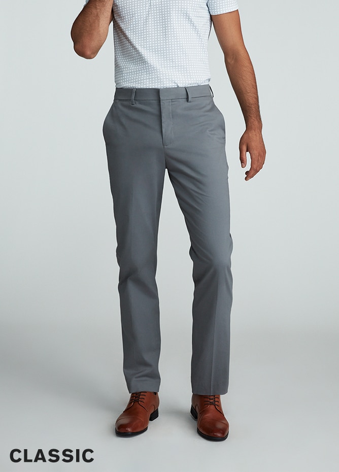 khaki pants grey