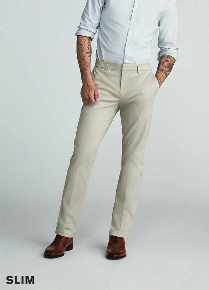 young men's khaki pants