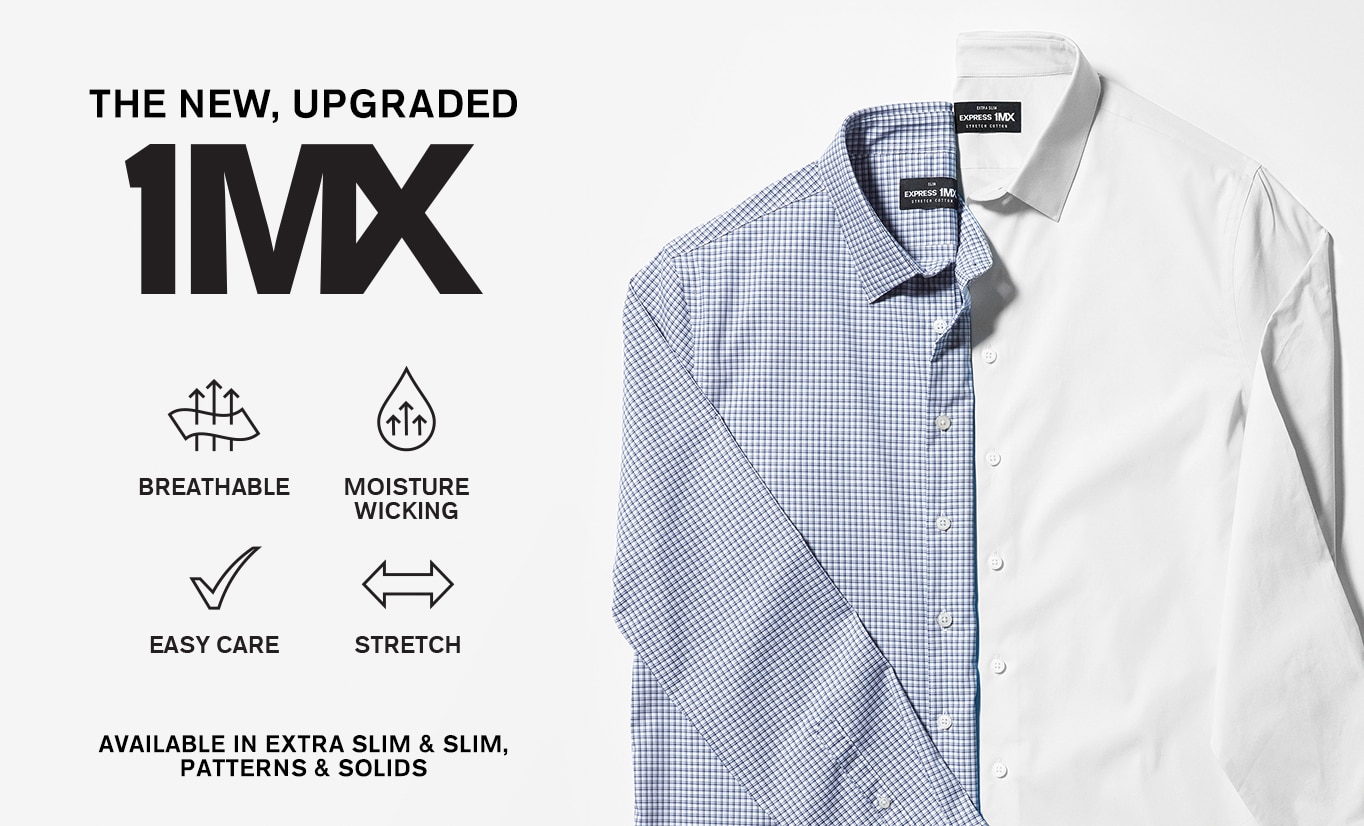 express extra slim dress shirt