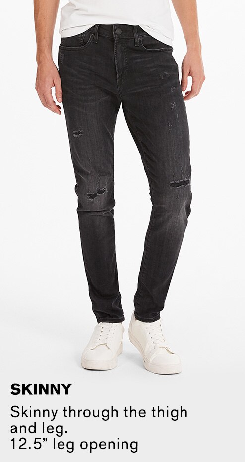 mens grey black jeans