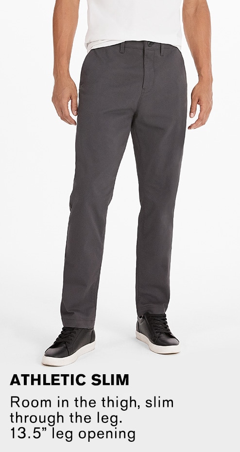 athletic slim pants