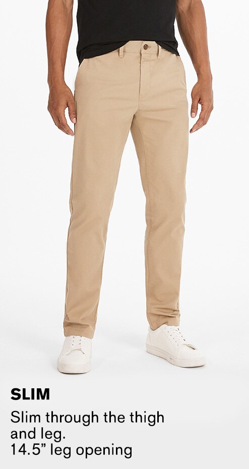 athletic skinny chino pants