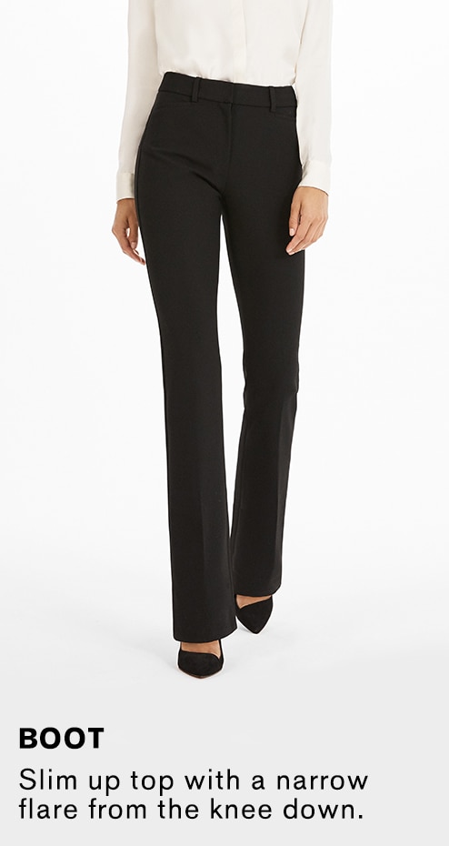 black flare pants womens