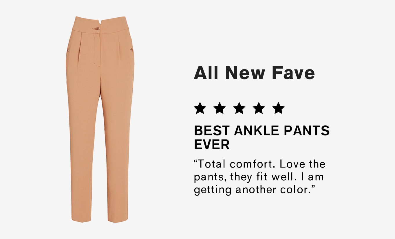 express editor pants size chart