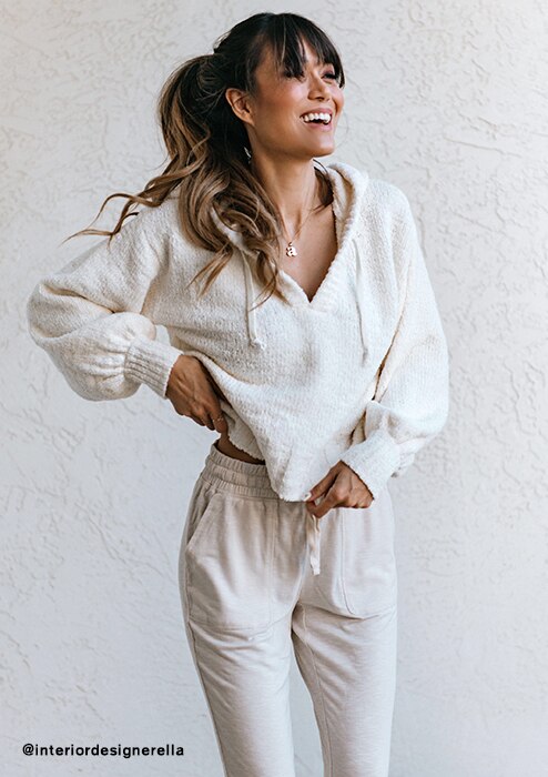 Corriee Womens Spring Rib-Knit Pullover Sweater Tops Long Pants Set 2 Piece Outfits Sweat Suits