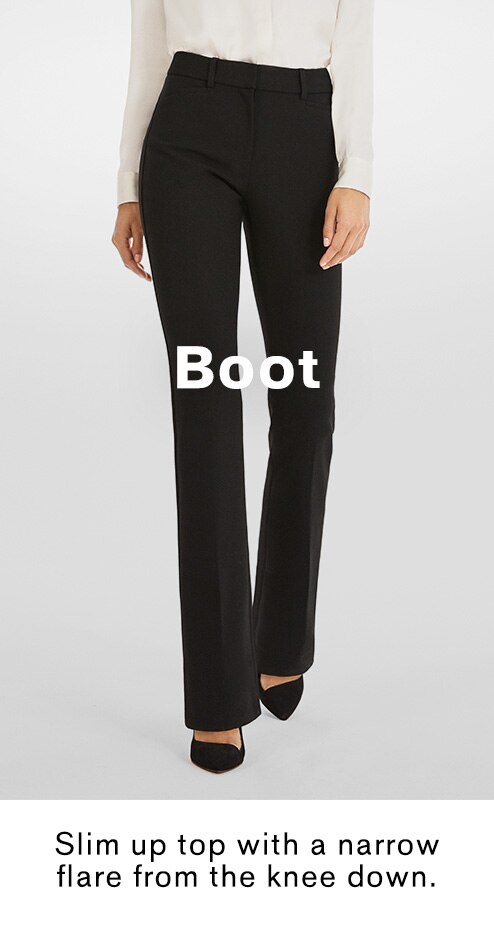 womens bootcut black pants