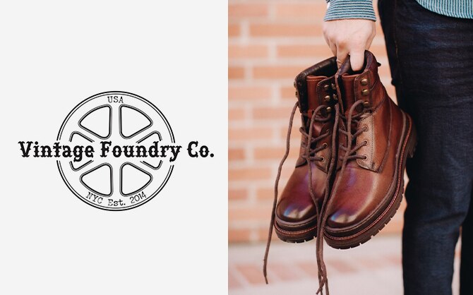 Vintage foundry company shoes sale