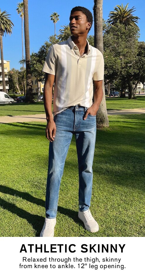 Men's Relaxed Slim Jeans - Express