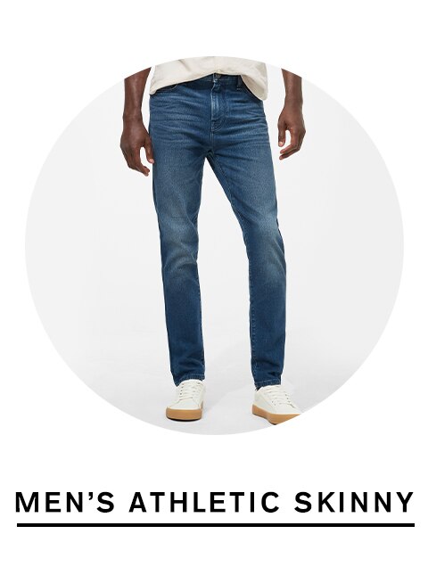 Men's Athletic Tapered Skinny Jeans 