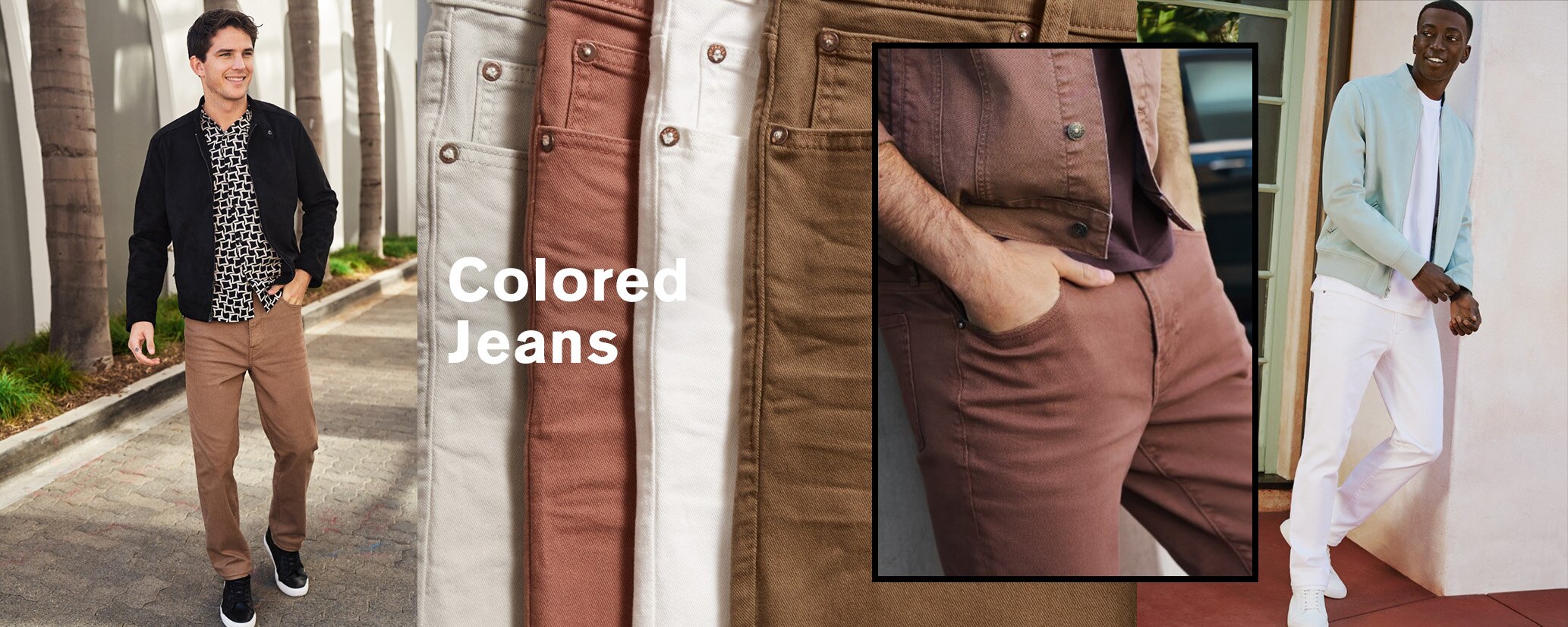 colored jeans