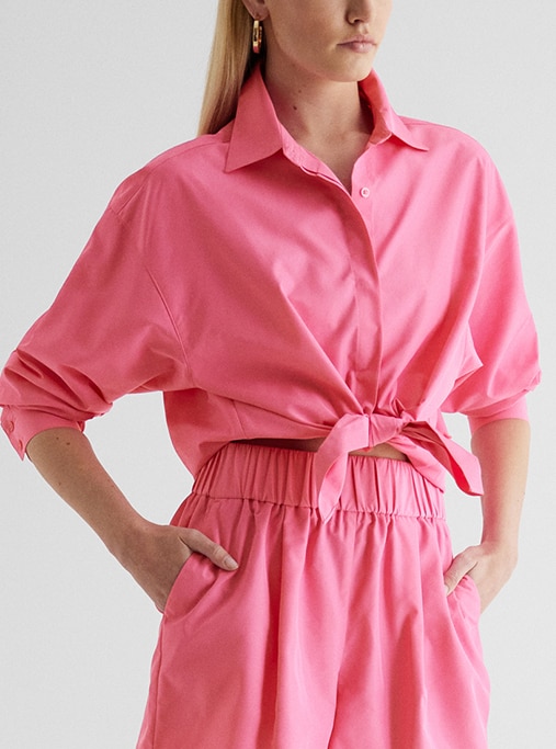 How to Style An Oversized Button Up Shirt Express