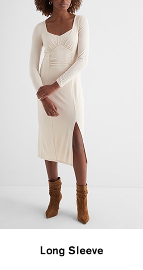Express long sleeve dresses on sale