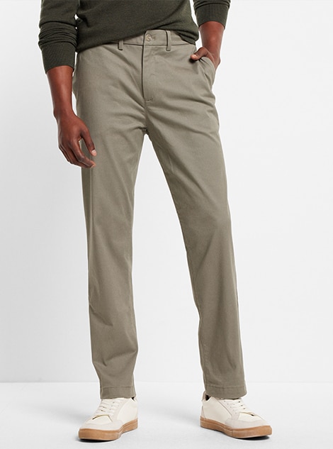 slim fit dress slacks American Chino Flat-Front Slim Fit Pant main image 0