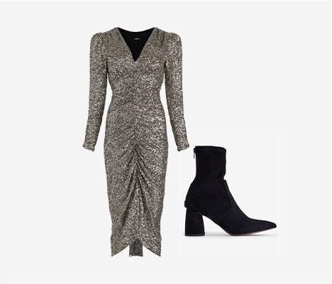 slim fit dress slacks Primavera Couture 14063 Homecoming Plus Size Short Cocktail Sequin Dress main image 0