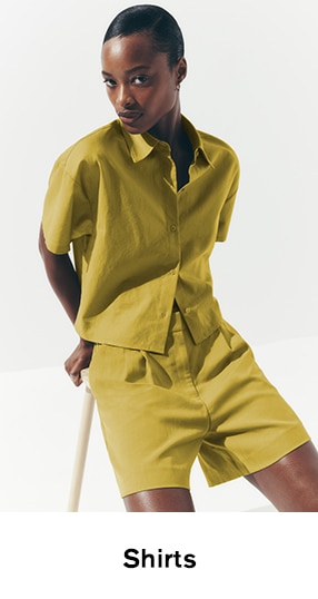 Women's Yellow Tops- Shirts, Blouses and Tees - Express