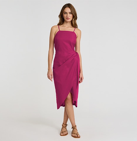 midi fall dresses for women Modest floral fall dresses for women main image 1