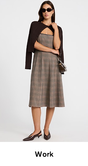 cute work dresses for winter Women's Chic Fall Outfit Idea: Daniella Size:8/40
